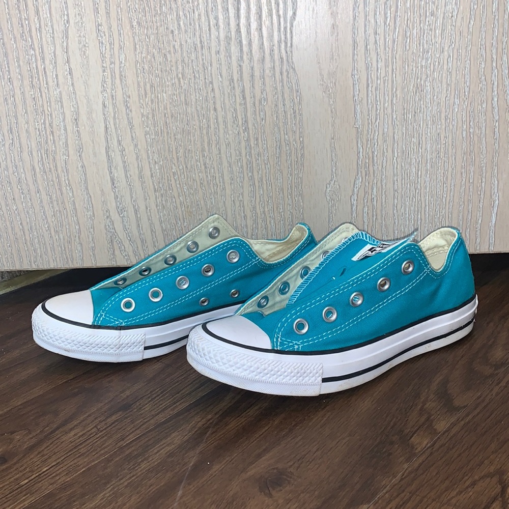 Teal Converse Shoes